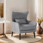 2-Piece Modern Velvet Living Room Set – Armchair & Double Cushion Couch