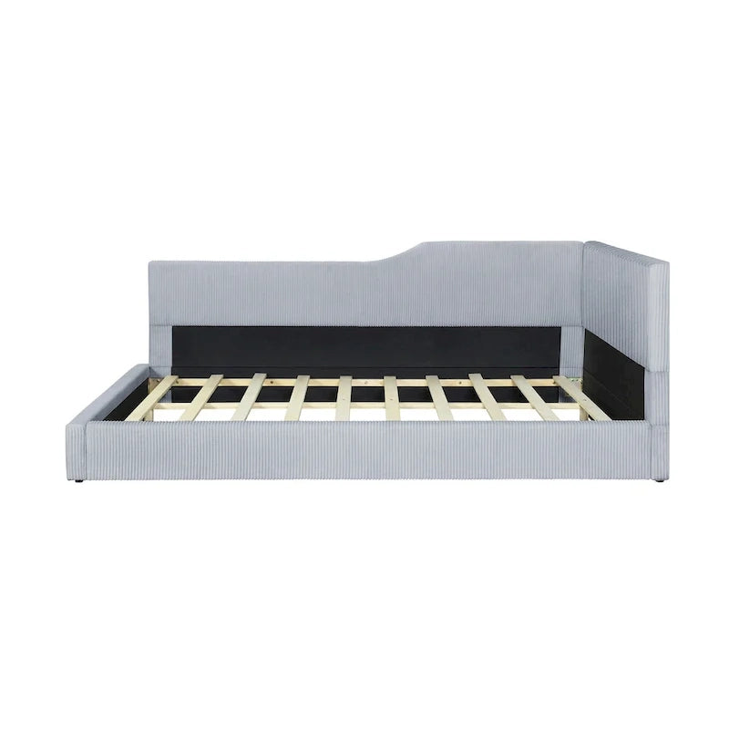 Full L-Shaped Daybed with Solid Frame