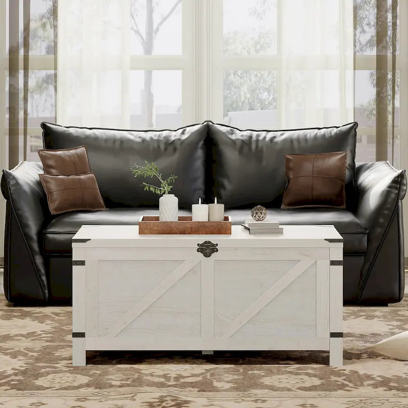 Lift Top Coffee Table with Hidden Storage Compartment, Modern Living Room Center Table