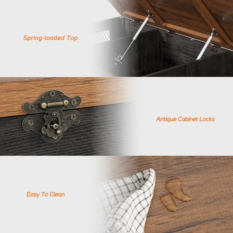 Lift Top Coffee Table with Hidden Storage Compartment, Modern Living Room Center Table