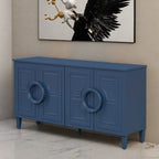 King Tufted Upholstered Bed with Wingback Headboard – Elegant Bedroom Furniture