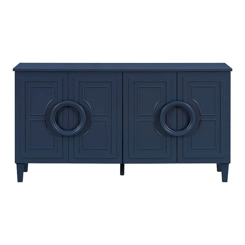 King Tufted Upholstered Bed with Wingback Headboard – Elegant Bedroom Furniture