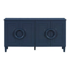 King Tufted Upholstered Bed with Wingback Headboard – Elegant Bedroom Furniture