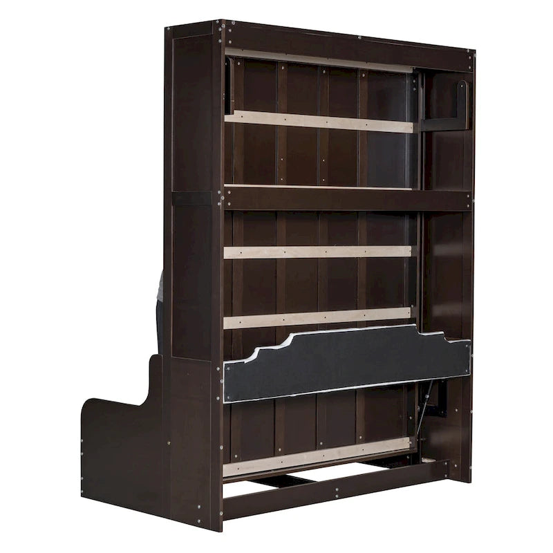 Modern Queen Size Multi-function Murphy Bed with Cushion