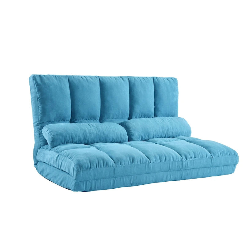 Adjustable Chaise Lounge Floor Sofa Bed – Convertible Folding Couch