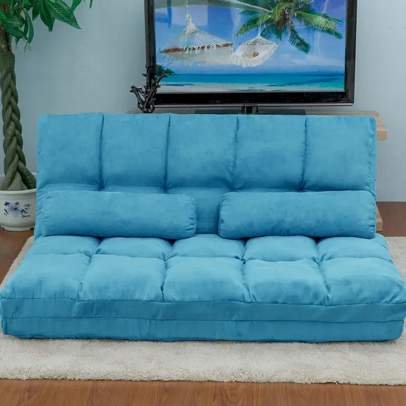 Adjustable Chaise Lounge Floor Sofa Bed – Convertible Folding Couch