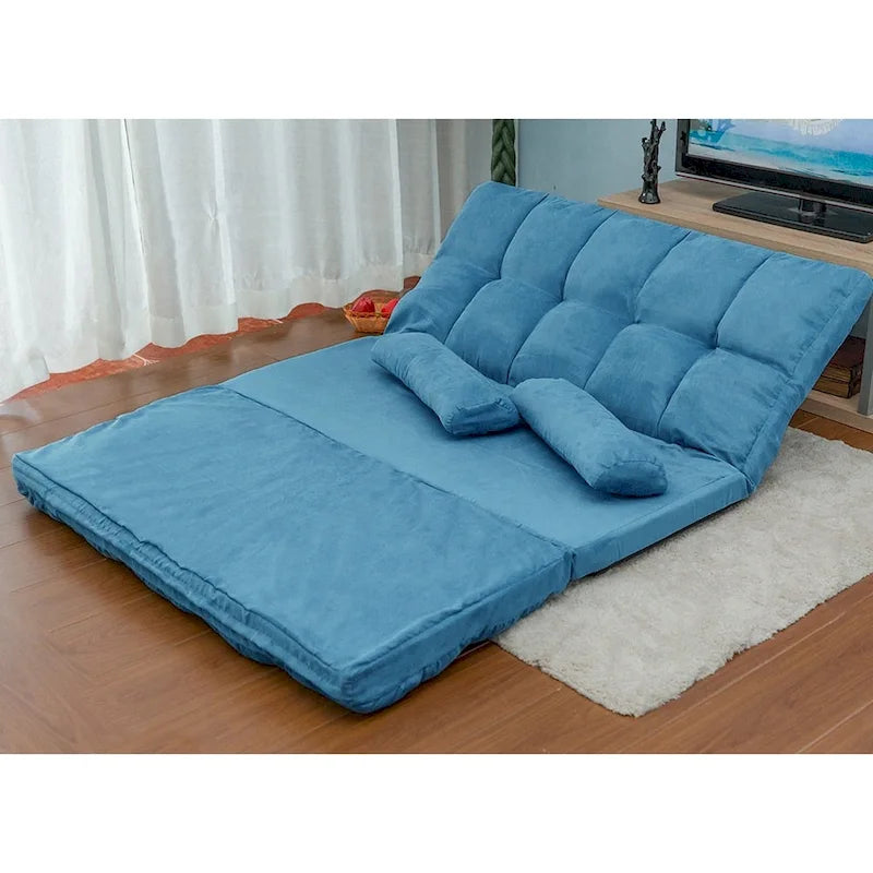 Adjustable Chaise Lounge Floor Sofa Bed – Convertible Folding Couch