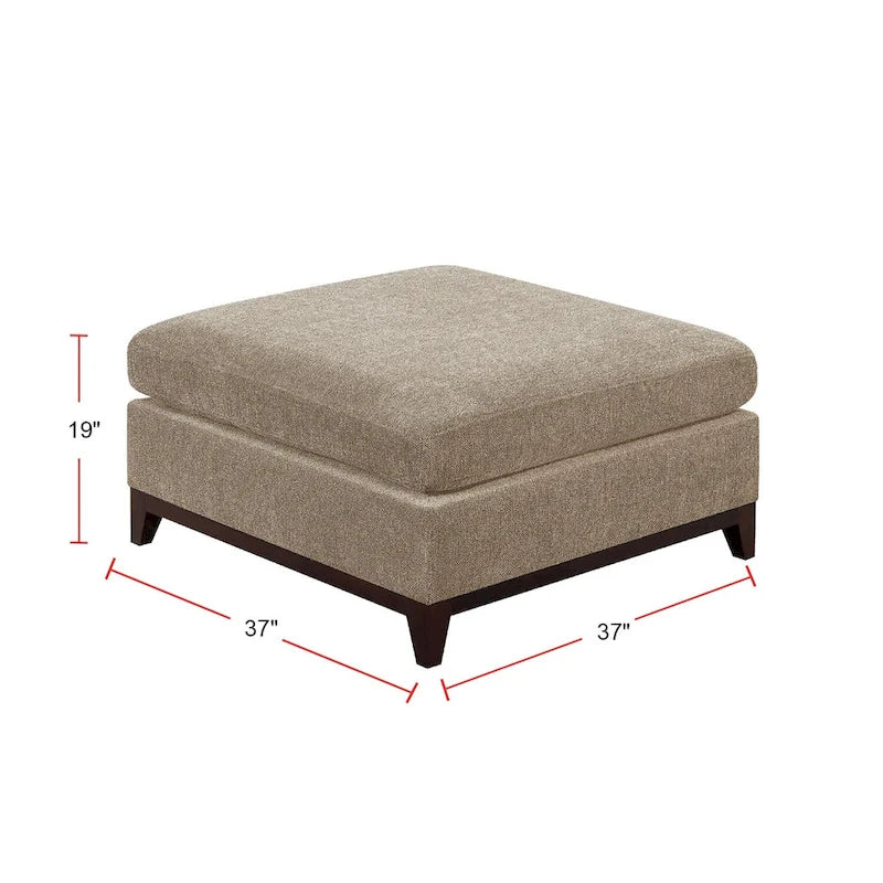 Camel Chenille Sectional Modular