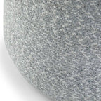 Round Hand-Woven Cotton Braided Pouf with Polystyrene Bead Filling
