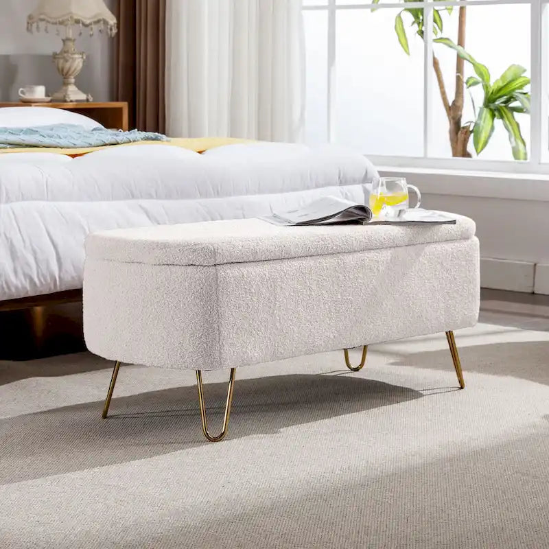 Queen Storage Bed with 4 Drawers – Upholstered Platform Bed with Under-Bed Storage