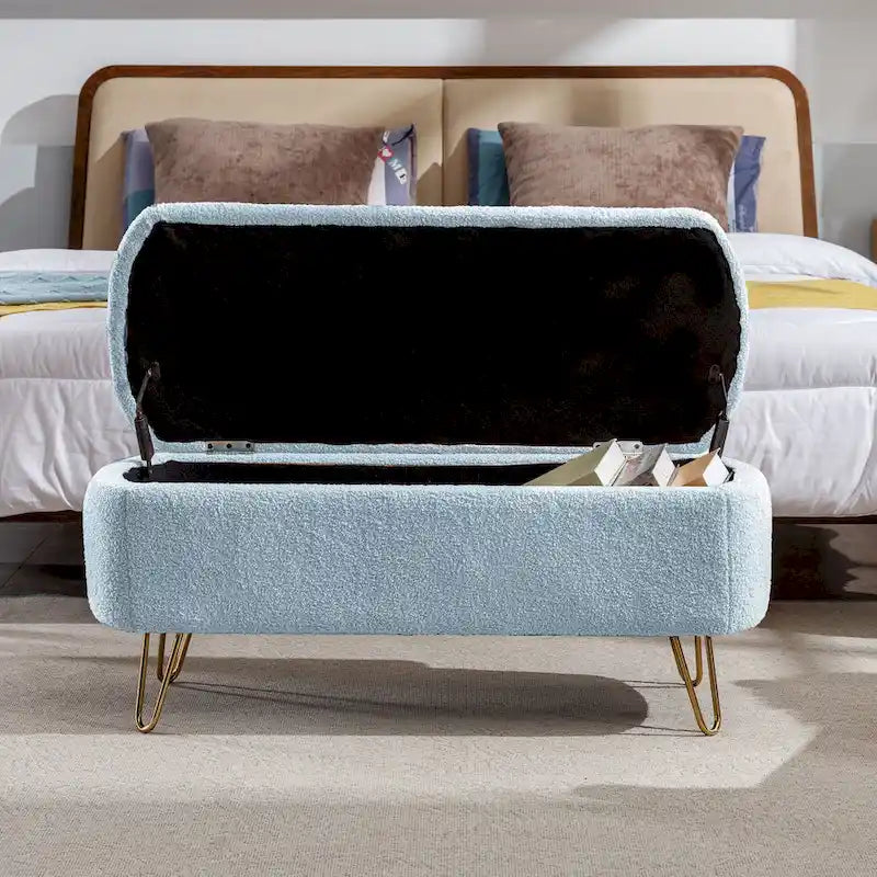 Queen Storage Bed with 4 Drawers – Upholstered Platform Bed with Under-Bed Storage