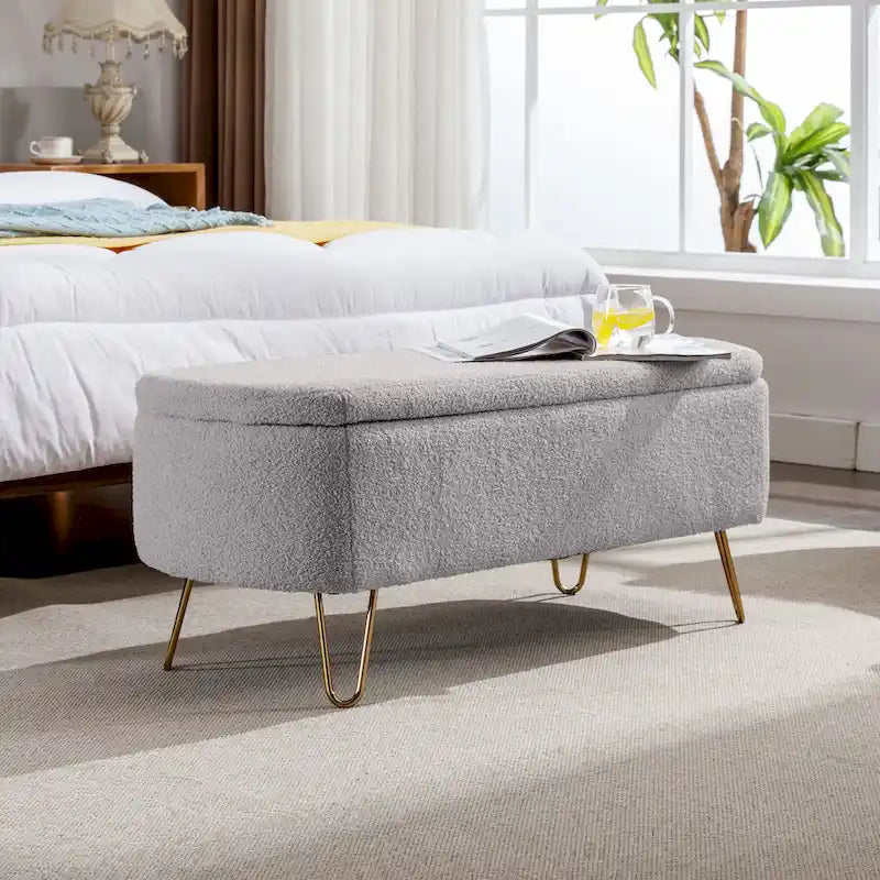Queen Storage Bed with 4 Drawers – Upholstered Platform Bed with Under-Bed Storage