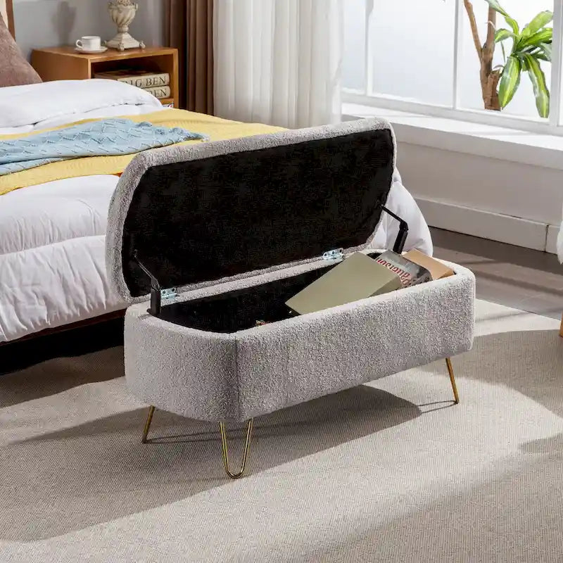 Queen Storage Bed with 4 Drawers – Upholstered Platform Bed with Under-Bed Storage