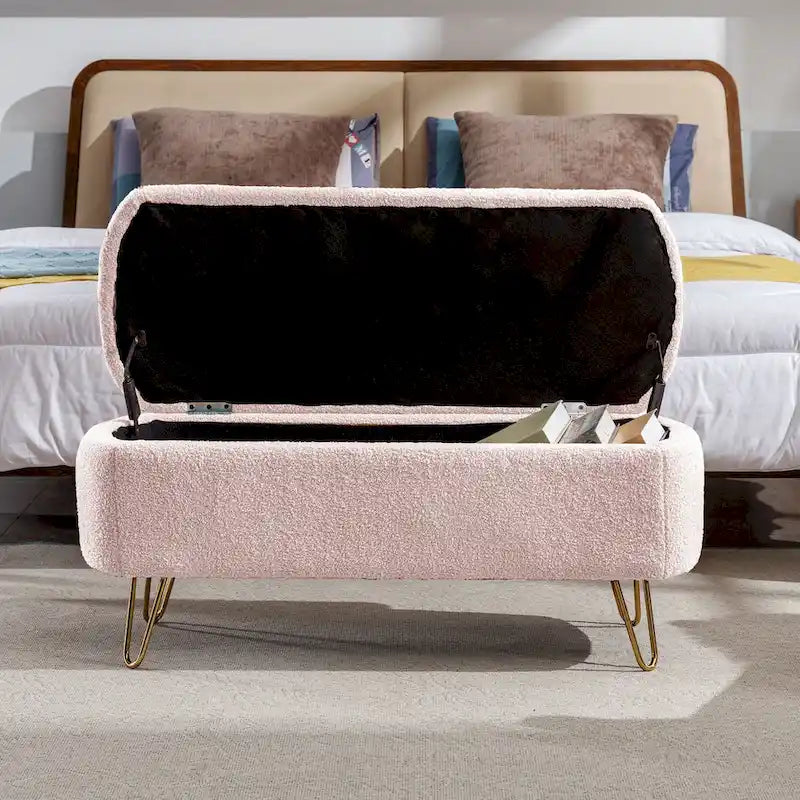 Queen Storage Bed with 4 Drawers – Upholstered Platform Bed with Under-Bed Storage
