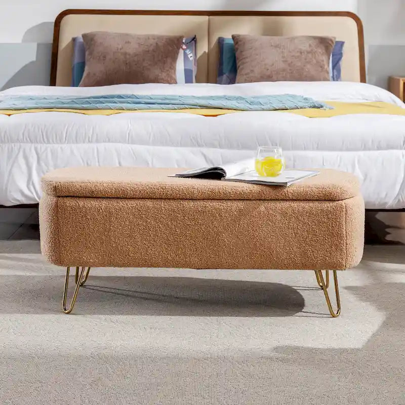 Queen Storage Bed with 4 Drawers – Upholstered Platform Bed with Under-Bed Storage