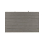 Rectangular Coffee Table with 2 Drawers – European Farmhouse Style, Antique Gray Veneer