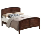 Queen Panel Bed with Curved Top Rail – Simple Modern Design