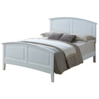 Queen Panel Bed with Curved Top Rail – Simple Modern Design