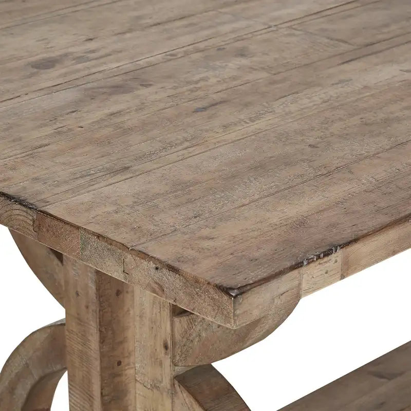 Paloma Farmhouse Reclaimed Wood 7-Piece Dining Set by