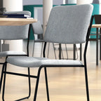 500 lb. Capacity High Density Stacking Chair with Sled Base
