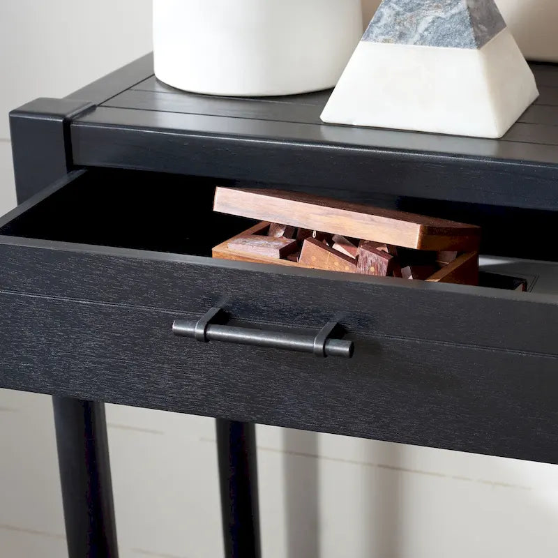 2-Drawer Console Table, 35.5"W x 13"D x 29.5"H, Entryway Hallway Accent Table