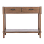 2-Drawer Console Table, 35.5"W x 13"D x 29.5"H, Entryway Hallway Accent Table