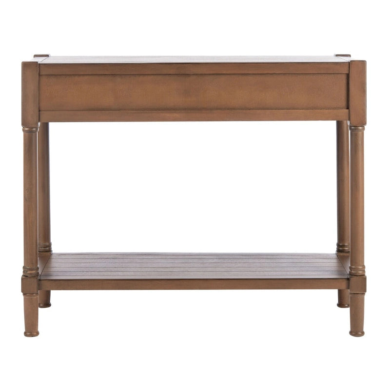 2-Drawer Console Table, 35.5"W x 13"D x 29.5"H, Entryway Hallway Accent Table