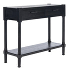 2-Drawer Console Table, 35.5"W x 13"D x 29.5"H, Entryway Hallway Accent Table