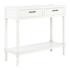 2-Drawer Console Table, 35.5"W x 13"D x 29.5"H, Entryway Hallway Accent Table
