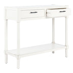 2-Drawer Console Table, 35.5"W x 13"D x 29.5"H, Entryway Hallway Accent Table