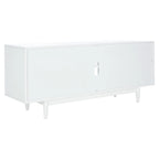 3-Shelf Patterned Media Stand TV Console, 54"W x 15"D x 22"H, Living Room Storage