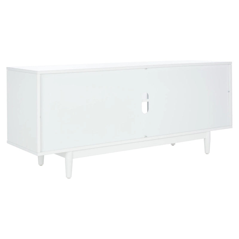 3-Shelf Patterned Media Stand TV Console, 54"W x 15"D x 22"H, Living Room Storage