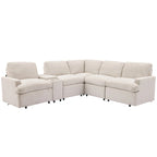 Power Recliner Corner Sofa Home Theater Reclining Sofa