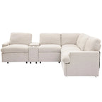 Power Recliner Corner Sofa Home Theater Reclining Sofa