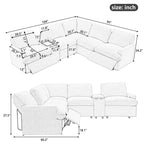 Power Recliner Corner Sofa Home Theater Reclining Sofa