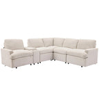 Power Recliner Corner Sofa Home Theater Reclining Sofa