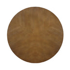 Mid Century Farmhouse 32inch Wood Round Coffee Table for Living Room