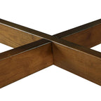 Mid Century Farmhouse 32inch Wood Round Coffee Table for Living Room