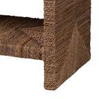 Liza Bohemian Natural Seagrass Console Table