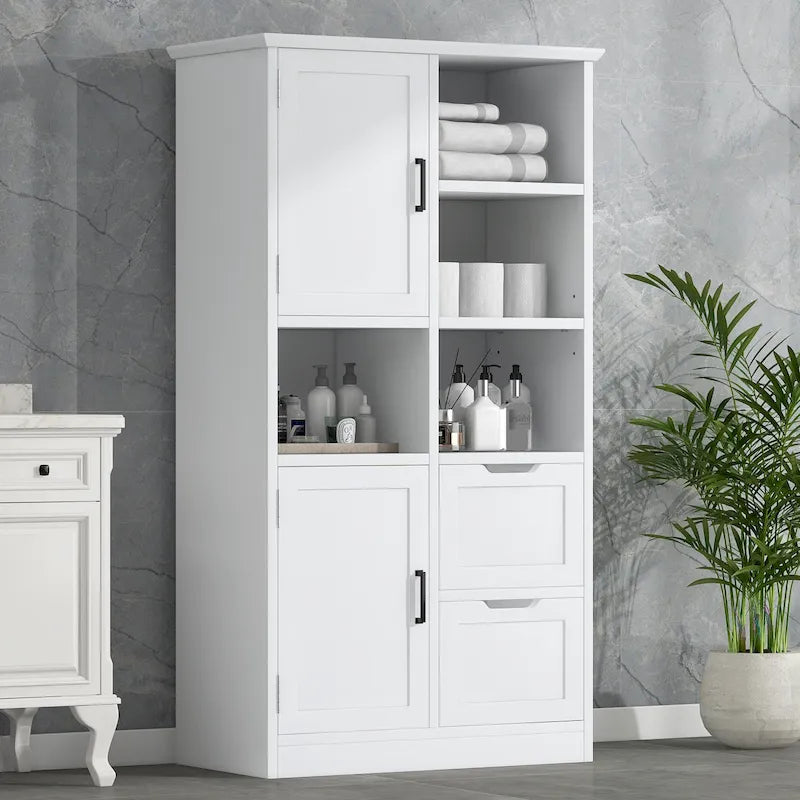 Floating Wall Shelf with Drawer – Modern Wall-Mounted Storage Shelf