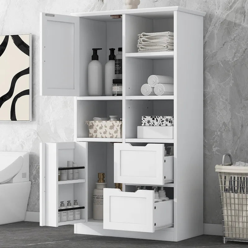 Floating Wall Shelf with Drawer – Modern Wall-Mounted Storage Shelf