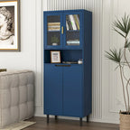 Mid-Century Modern 6-Drawer Dresser with Tapered Legs – Bedroom Storage