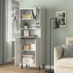 Mid-Century Modern 6-Drawer Dresser with Tapered Legs – Bedroom Storage