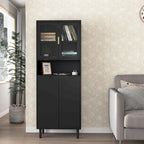 Mid-Century Modern 6-Drawer Dresser with Tapered Legs – Bedroom Storage