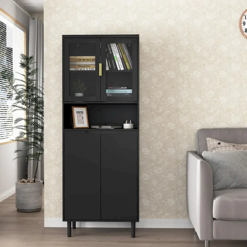 Mid-Century Modern 6-Drawer Dresser with Tapered Legs – Bedroom Storage