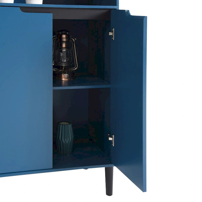 Mid-Century Modern 6-Drawer Dresser with Tapered Legs – Bedroom Storage