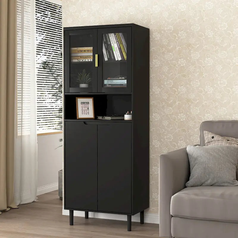Mid-Century Modern 6-Drawer Dresser with Tapered Legs – Bedroom Storage