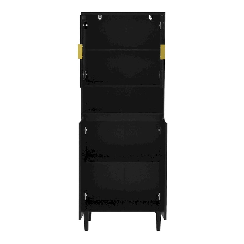 Mid-Century Modern 6-Drawer Dresser with Tapered Legs – Bedroom Storage