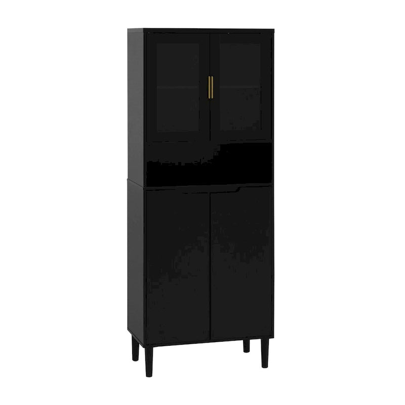 Mid-Century Modern 6-Drawer Dresser with Tapered Legs – Bedroom Storage