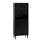 Mid-Century Modern 6-Drawer Dresser with Tapered Legs – Bedroom Storage
